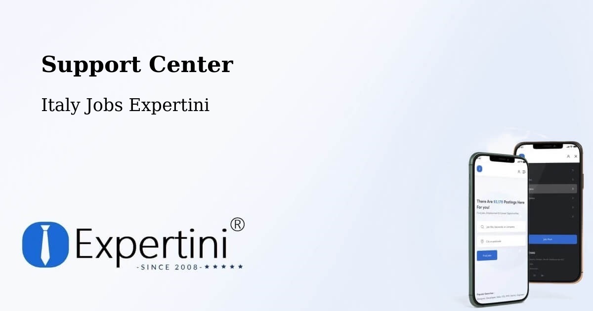 Support Services – Aosta - Italy Jobs Expertini
